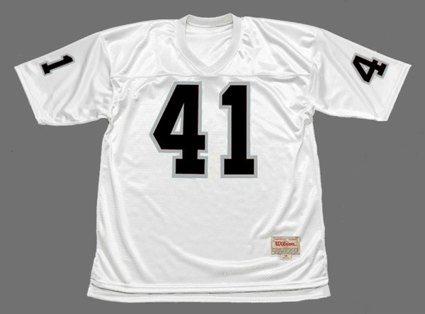 PHIL VILLAPIANO Oakland Raiders 1976 Away Throwback NFL Football Jersey - FRONT