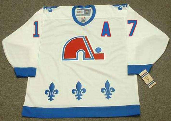 WENDEL CLARK Quebec Nordiques 1994 Home CCM Vintage Throwback Hockey Jersey - FRONT