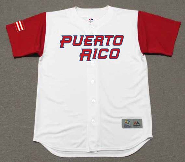 JAVIER BAEZ Puerto Rico 2017 World Baseball Classic Throwback Jersey - FRONT