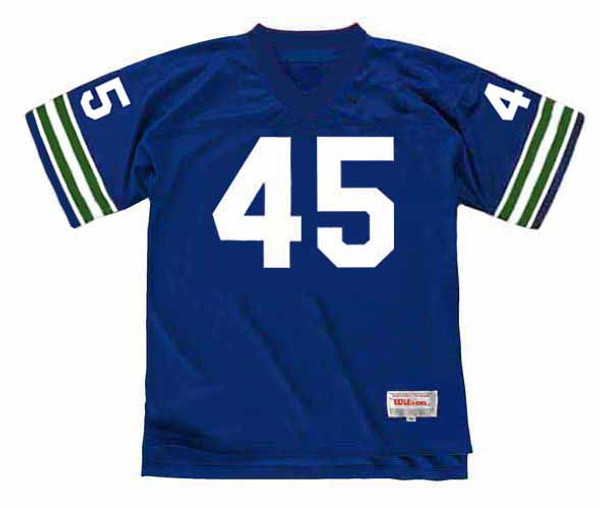 KENNY EASLEY Seattle Seahawks 1981 Throwback NFL Football Jersey - FRONT