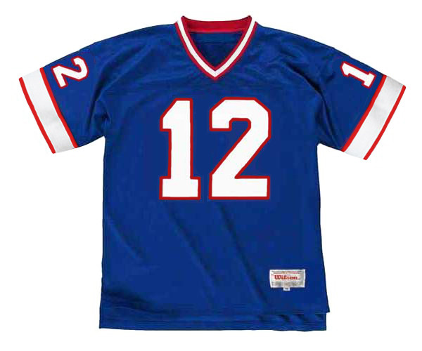JIM KELLY Buffalo Bills 1991 Home Throwback NFL Football Jersey - FRONT