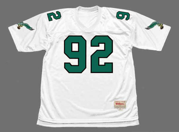 REGGIE WHITE Philadelphia Eagles 1990 Throwback NFL Football Jersey - FRONT