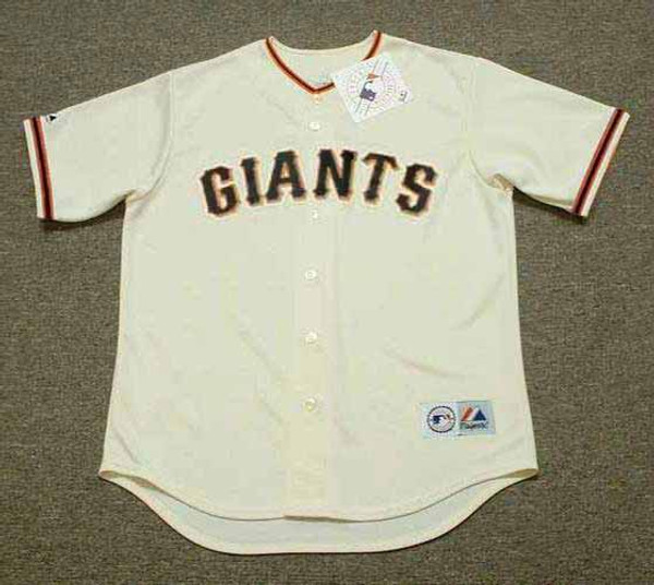 BARRY BONDS San Francisco Giants 2006 Home Majestic Throwback Baseball Jersey - FRONT