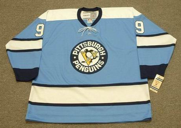 Andy Bathgate 1970 Pittsburgh Penguins NHL Throwback Away Jersey - FRONT