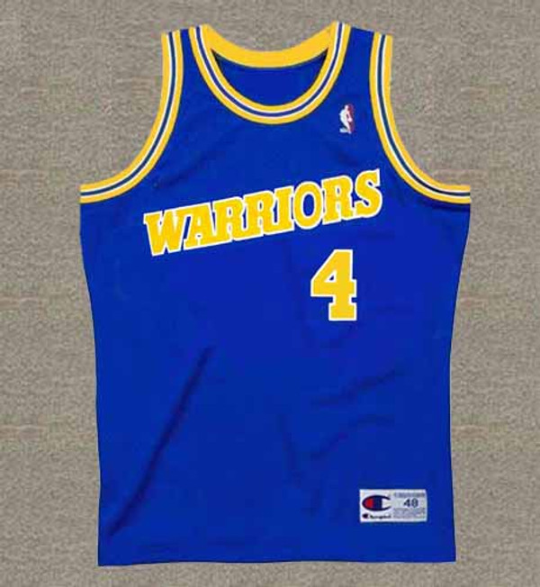 CHRIS WEBBER Golden State Warriors 1993 Throwback NBA Basketball Jersey - FRONT