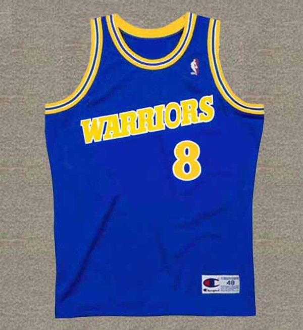 MARQUES JOHNSON Golden State Warriors 1989 Throwback NBA Basketball Jersey - FRONT