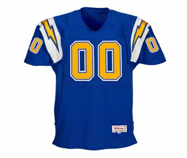 SAN DIEGO CHARGERS 1980's Throwback NFL Jersey Customized Jersey - FRONT