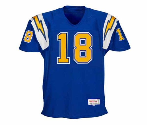 CHARLIE JOINER San Diego Chargers 1979 Throwback NFL Football Jersey - FRONT