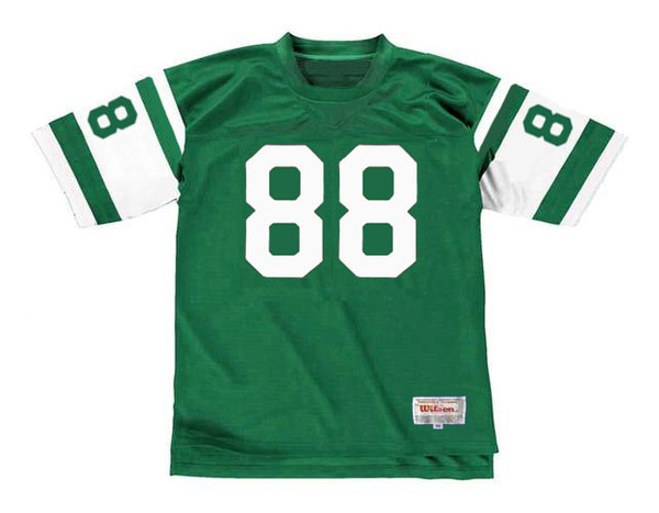 RICH CASTER New York Jets 1970's Throwback NFL Football Jersey - FRONT