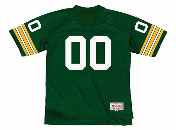 GREEN BAY PACKERS 1970's Throwback Customized NFL Jersey - FRONT