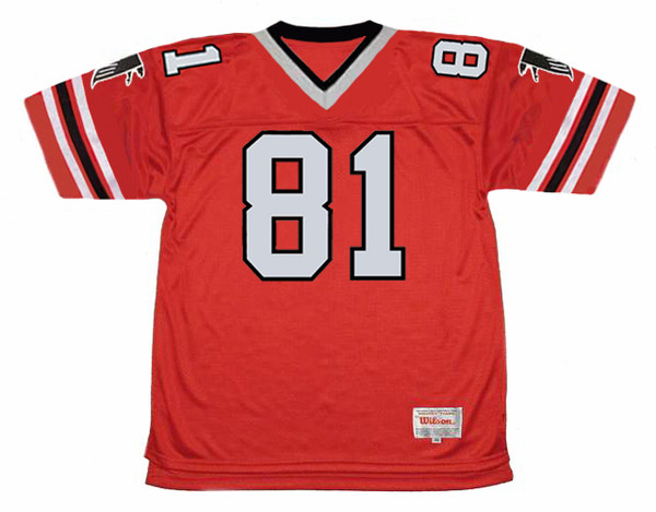 BILLY "WHITE SHOES" JOHNSON Atlanta Falcons 1983 Home Throwback NFL Football Jersey - FRONT