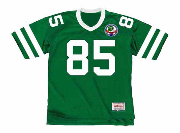 WESLEY WALKER New York Jets 1984 Throwback Home NFL Football Jersey - FRONT