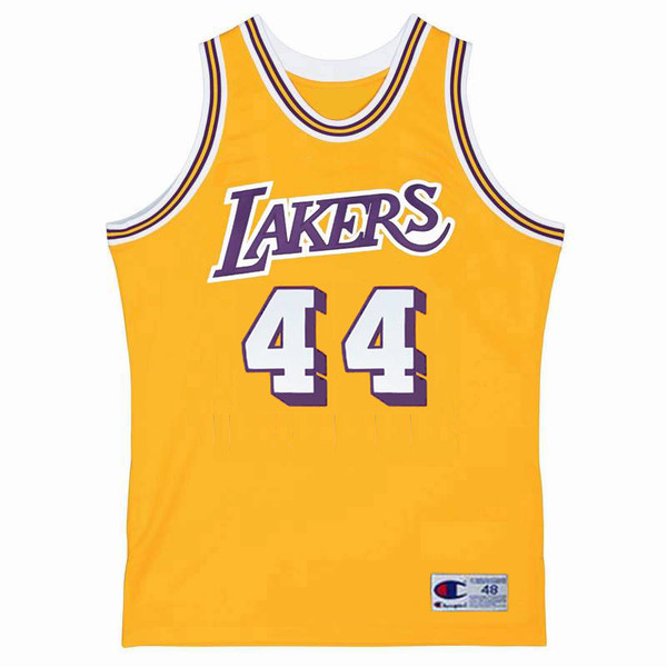 JERRY WEST Los Angeles Lakers 1971 Home Throwback NBA Basketball Jersey - FRONT