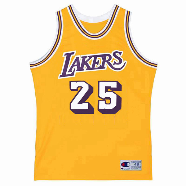 GAIL GOODRICH Los Angeles Lakers 1971 Home Throwback NBA Basketball Jersey - FRONT