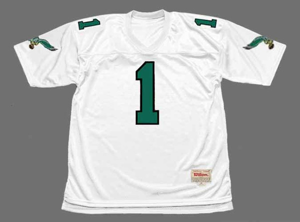 JALEN HURTS Philadelphia Eagles 1990's Away Throwback NFL Football Jersey - FRONT