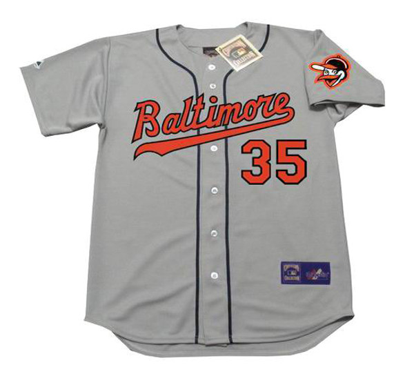ANDY RUTSCHMAN Baltimore Orioles 1960's Away Majestic Throwback Baseball Jersey - FRONT