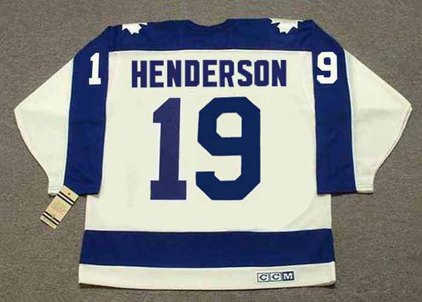 PAUL HENDERSON Toronto Maple Leafs 1971 Home CCM Throwback NHL Hockey Jersey - BACK