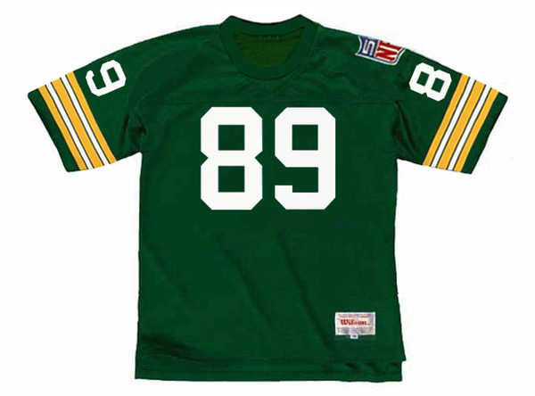 DAVE ROBINSON Green Bay Packers 1969 Throwback NFL Football Jersey - front