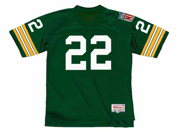 ELIJAH PITTS Green Bay Packers 1969 Throwback NFL Football Jersey - front