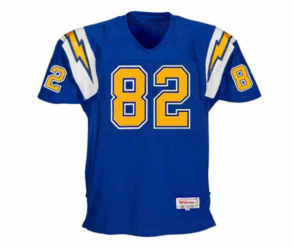 BOBBY DUCKWORTH San Diego Chargers 1983 Throwback NFL Football Jersey - FRONT