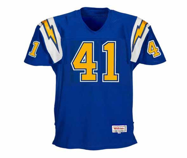 EARNEST JACKSON San Diego Chargers 1984 Throwback NFL Football Jersey - FRONT