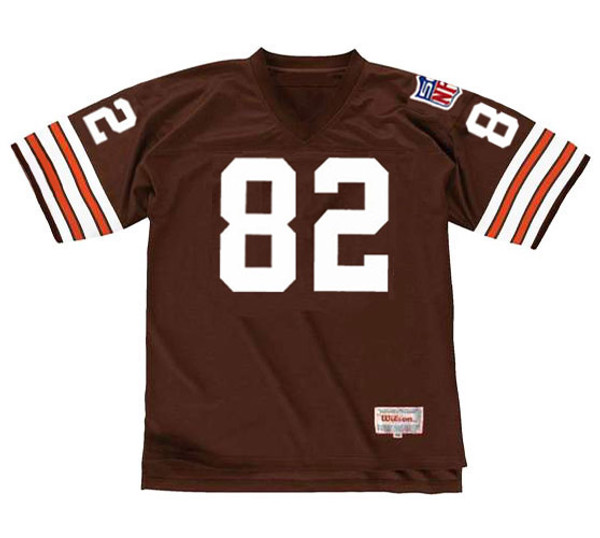 JIM HOUSTON Cleveland Browns 1969 Throwback NFL Football Jersey - FRONT