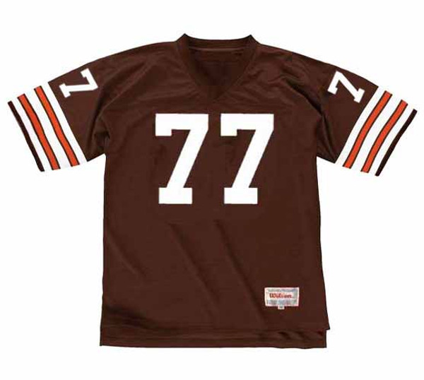 LYLE ALZADO Cleveland Browns 1980 Throwback NFL Football Jersey - FRONT