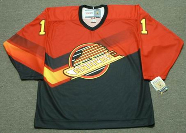 KIRK MCLEAN Vancouver Canucks 1995 CCM Throwback NHL Jersey