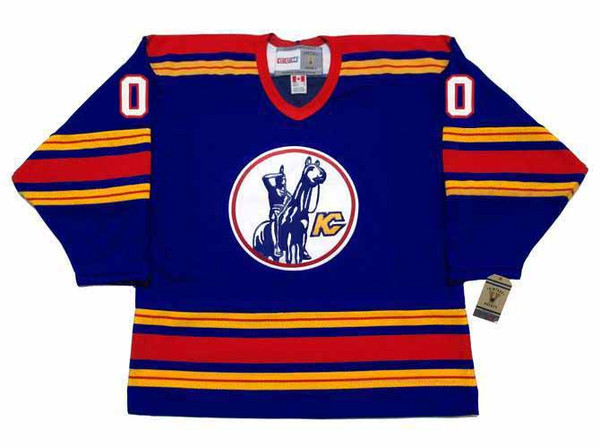 KANSAS CITY SCOUTS 1970's Away CCM Throwback Jersey Customized "Any Name & Number"