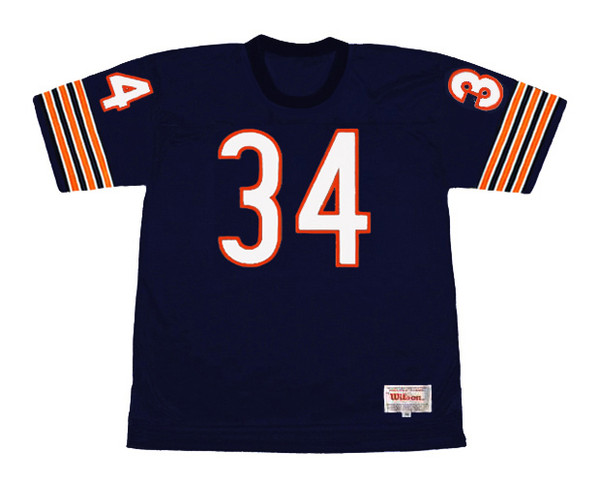 WALTER PAYTON Chicago Bears 1980 Home Throwback NFL Football Jersey - FRONT