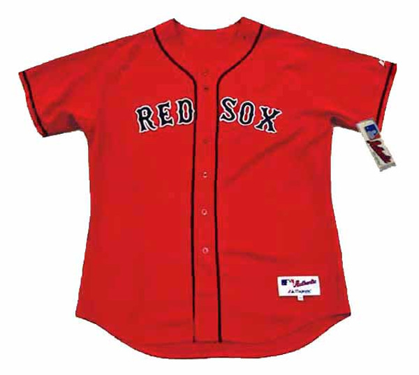 DUSTIN PEDROIA Boston Red Sox 2008 Majestic AUTHENTIC Baseball Jersey - FRONT