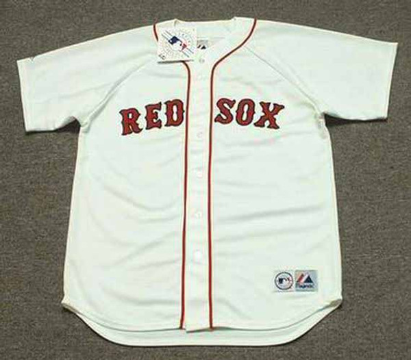 MANNY RAMIREZ Boston Red Sox 2006 Home Majestic Throwback Baseball Jersey - front