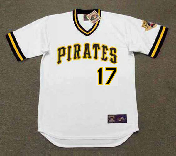 BOB WALK Pittsburgh Pirates 1990 Home Majestic Throwback Baseball Jersey - FRONT