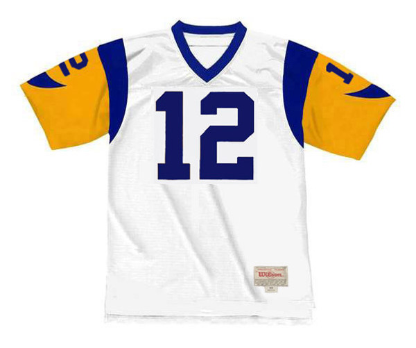 JAMES HARRIS Los Angeles Rams 1974 Away Throwback NFL Football Jersey - FRONT