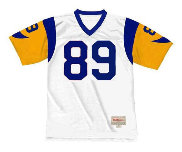 FRED DRYER Los Angeles Rams 1975 Away Throwback NFL Football Jersey - front