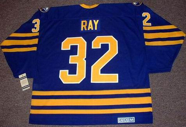ROB RAY Buffalo Sabres 1992 CCM Vintage Throwback Away Hockey Jersey