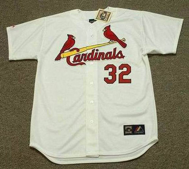 St. Louis Cardinals Custom White Cooperstown Collection Home Jersey