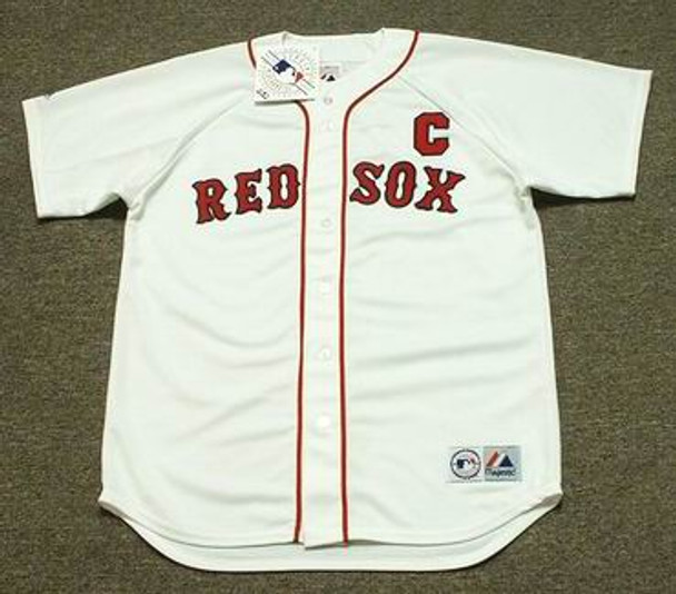 JASON VARITEK Boston Red Sox 2008 Majestic Throwback Home