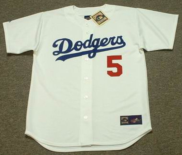 JIM LEFEBVRE Los Angeles Dodgers 1960's Majestic Cooperstown Throwback  Jersey - Custom Throwback Jerseys