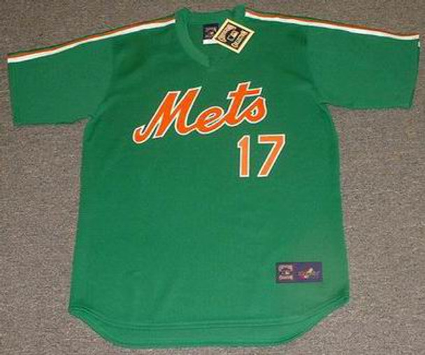 KEITH HERNANDEZ New York Mets 1985 Cooperstown Throwback St. Patty's Day  Baseball Jersey - Custom Throwback Jerseys