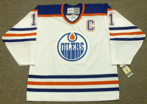 Autographed Mark Messier Edmonton Oilers 1990 Stanley Cup Retro Jersey