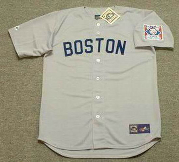 JIMMIE FOXX Boston Red Sox 1939 Majestic Cooperstown Throwback Away Jersey  - Custom Throwback Jerseys