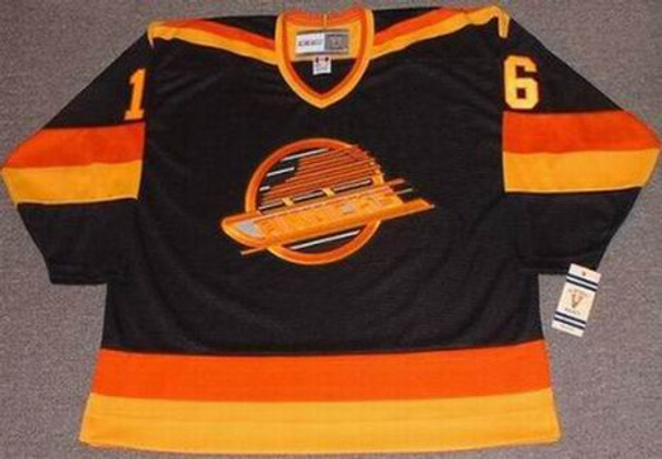 Vancouver Canucks Vintage Stick Logo Special Alumni Edition Jersey