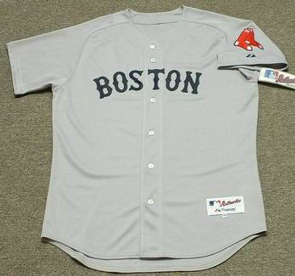 Custom 2009 Boston Red Sox Majestic Away Throwback MLB Jersey