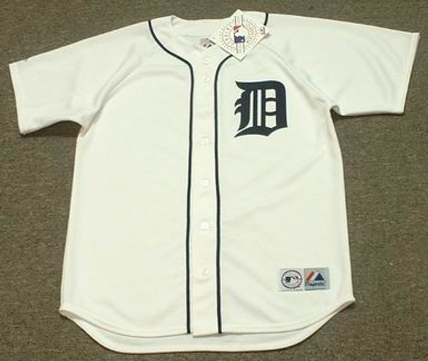 Majestic Detroit Tigers Road Gray Personalized Custom Cooperstown 1984 Cool  Base Replica Jersey