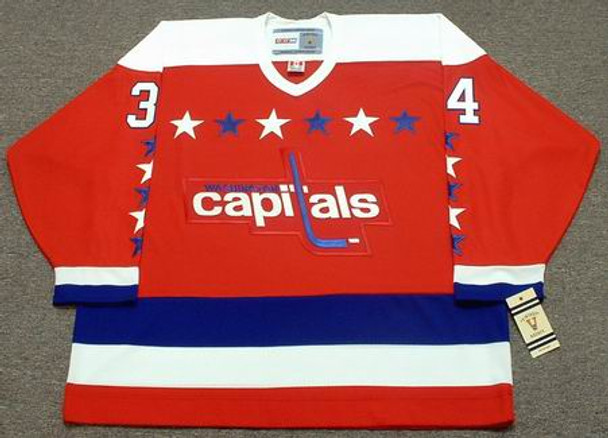 Washington Capitals Vintage Throwback 1992 Red Jersey