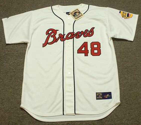 MACK JONES Atlanta Braves 1967 Majestic Cooperstown Throwback
