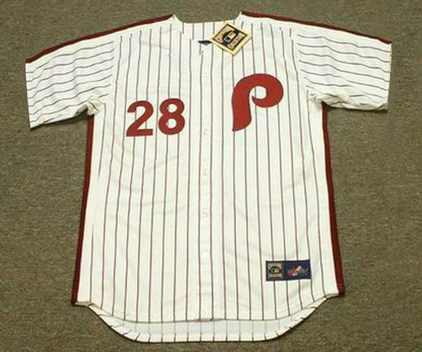 SPARKY LYLE Philadelphia Phillies 1981 Majestic Cooperstown Throwback Home  Baseball Jersey - Custom Throwback Jerseys