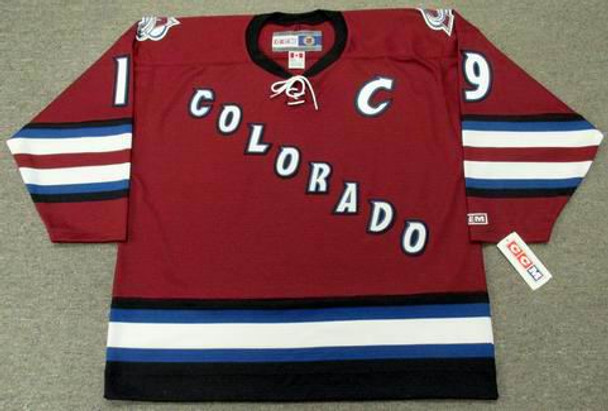 Colorado Avalanche CCM Jersey Vintage 90s NHL Hockey Sakic 