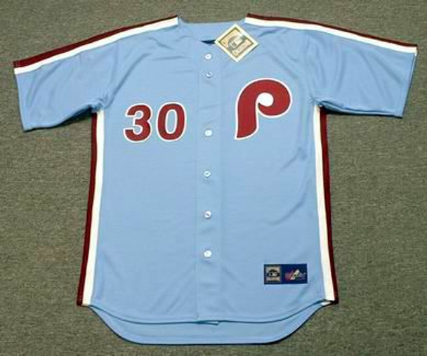DAVE CASH Philadelphia Phillies 1976 Majestic Cooperstown Throwback Away  Baseball Jersey - Custom Throwback Jerseys